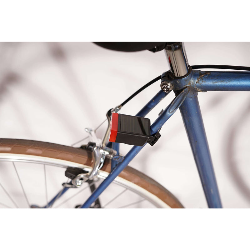 ギャラリービューアに画像をロードする, Litta 2 achterlicht fietsverlichting op zonne-energie - zwart
