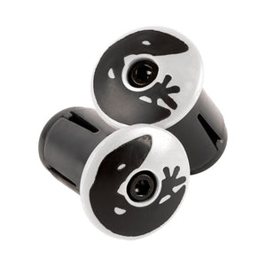 Lizard skins dsp bar tape plugs - diamond white