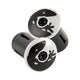 Lizard skins dsp bar tape plugs - diamond white