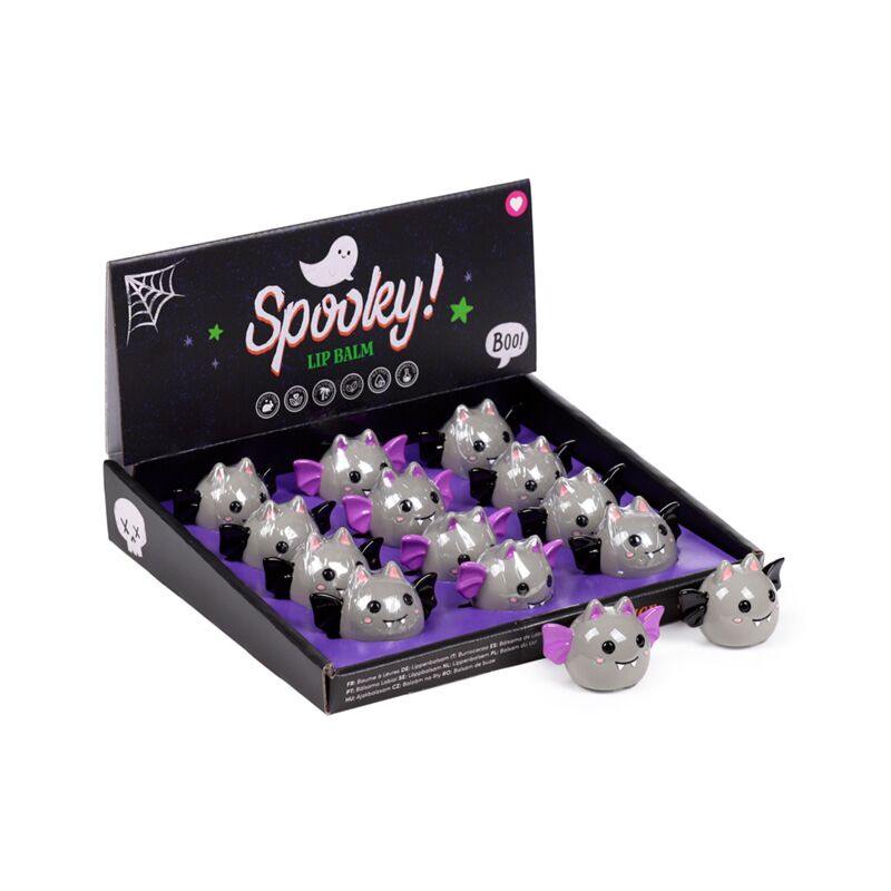 Load image into Gallery viewer, Ty spooky lipbalsem vleermuis houder
