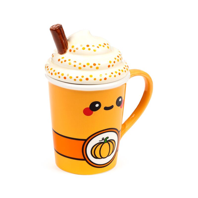 Load image into Gallery viewer, Pic pumpkin sed latte foodiemals mok deksel
