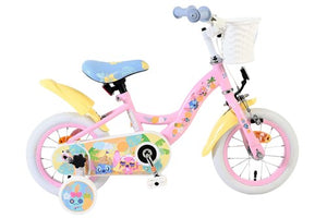 Disney stitch 12 fiets roze 20525