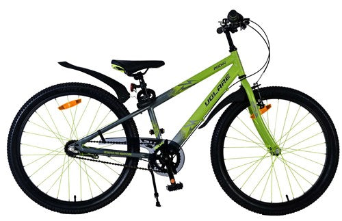 Volare 24 inch fiets rockey 3v remnaaf groen grijs 42414