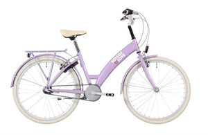 Bikefun bike fun 24 inch meisjesfiets lots of love 3v mat lila