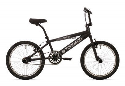 Tornado 20 inch freestyle fiets mat zwart 2000036