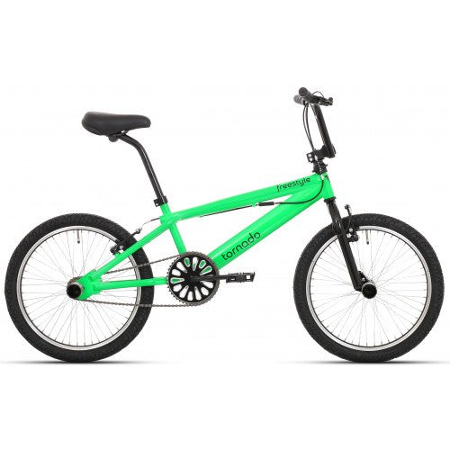 Tornado 20 inch freestyle fiets neon groen 200035