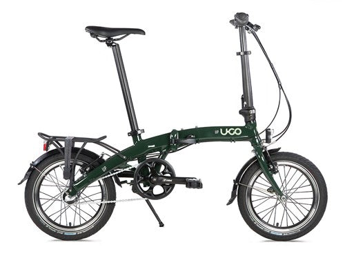 Load image into Gallery viewer, Ugo u.go vouwfiets 16 inch go i3 nexus 3 vrijloop moss green
