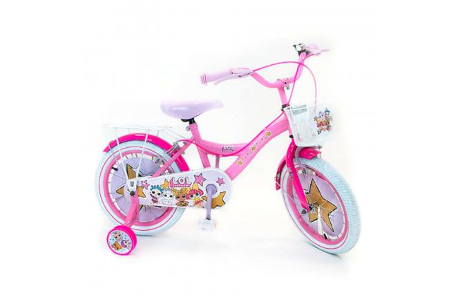 Load image into Gallery viewer, LOL Surprise Kinderfiets - Meisjes - 16 inch - Roze - Twee Handremmen

