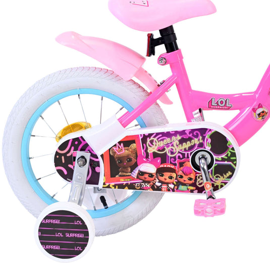 Lol surprise kinderfiets - meisjes - 14 inch - roze