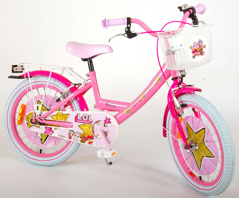 Load image into Gallery viewer, LOL Surprise Kinderfiets - Meisjes - 18 inch - Roze - twee handremmen
