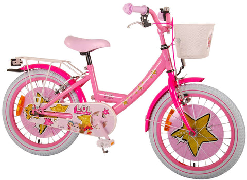 LOL Surprise Kinderfiets - Meisjes - 18 inch - Roze - twee handremmen