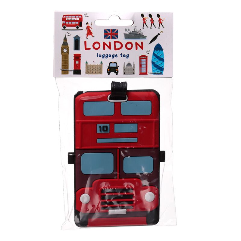 Load image into Gallery viewer, London bus pvc kofferlabel
