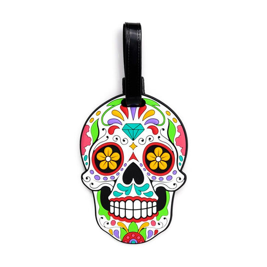 Dia de los muertos pvc kofferlabel