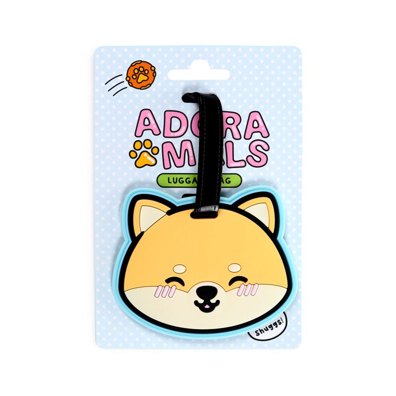 Load image into Gallery viewer, Adoramals shuggs de shiba inu pvc kofferlabel

