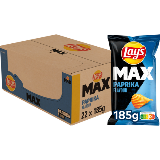 Lay's max smoky paprika (22x185gr)