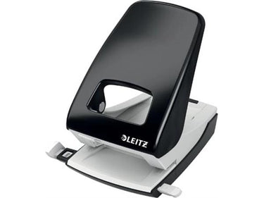 Leitz bureau perforator - perforeert tot 40 vel - voor mappen en ringbanden - zwart