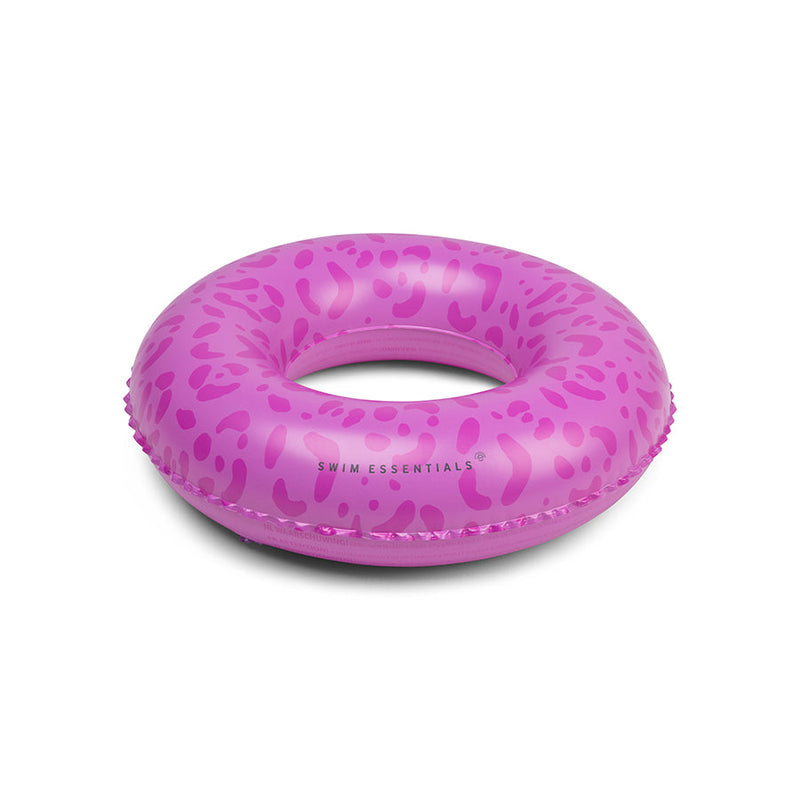 Load image into Gallery viewer, Leopard | roze zwemband ø 55 cm
