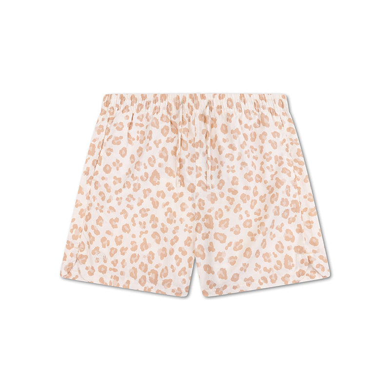 Load image into Gallery viewer, Leopard | beige meisjes uv zwemshort
