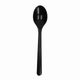 Lepel herbruikbaar zwart pp 185mm (50 stuks)