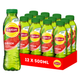 Lipton ice tea green fles - strawberry - laag in suiker - 12 x 500 ml - voordeelverpakking