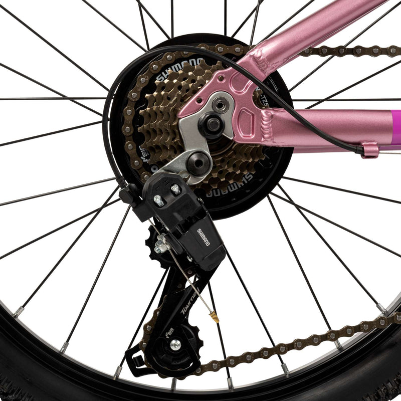 Load image into Gallery viewer, Huffy literide kinderfiets - meisjes - 20 inch - paars roze - twee handremmen

