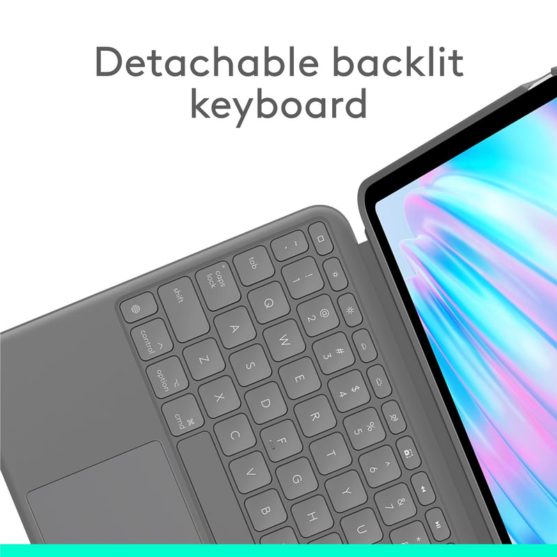 Load image into Gallery viewer, Logitech combo touch ipad air 11 (m2), ipad air (4e en 5e

