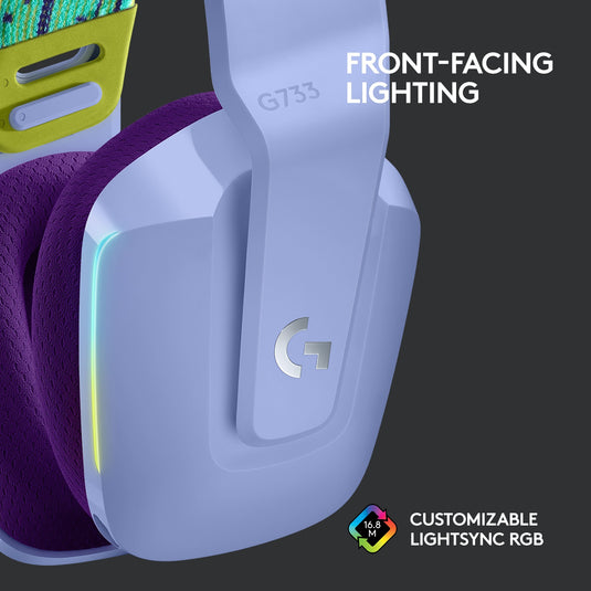 Logitech Logitech G733 LIGHTSPEED Wireless RGB Gaming Headset