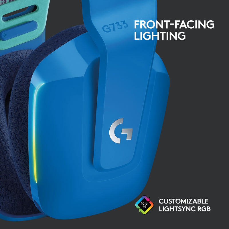 Load image into Gallery viewer, Logitech G733 LIGHTSPEED Wireless RGB Gaming Headset
