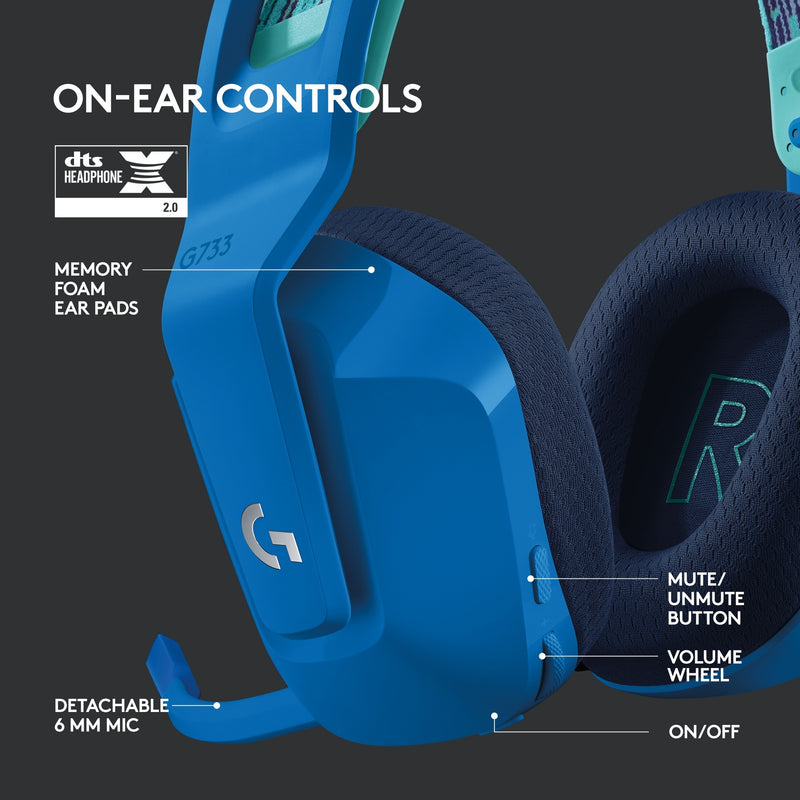 Load image into Gallery viewer, Logitech G733 LIGHTSPEED Wireless RGB Gaming Headset
