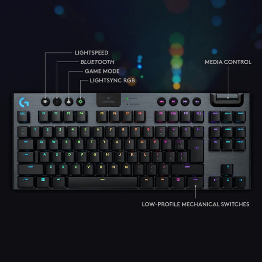 Logitech G915 TKL LIGHTSPEED Wireless RGB Mechanical Gaming