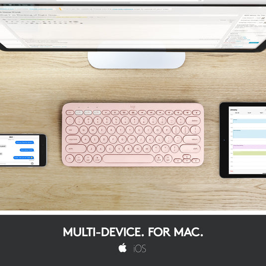 Logitech K380 for Mac Multi-Device Bluetooth Keyboard Roz