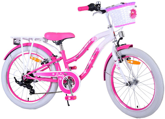Volare Lovely Kinderfiets - Meisjes - 20 inch - Roze - 7 versnellingen