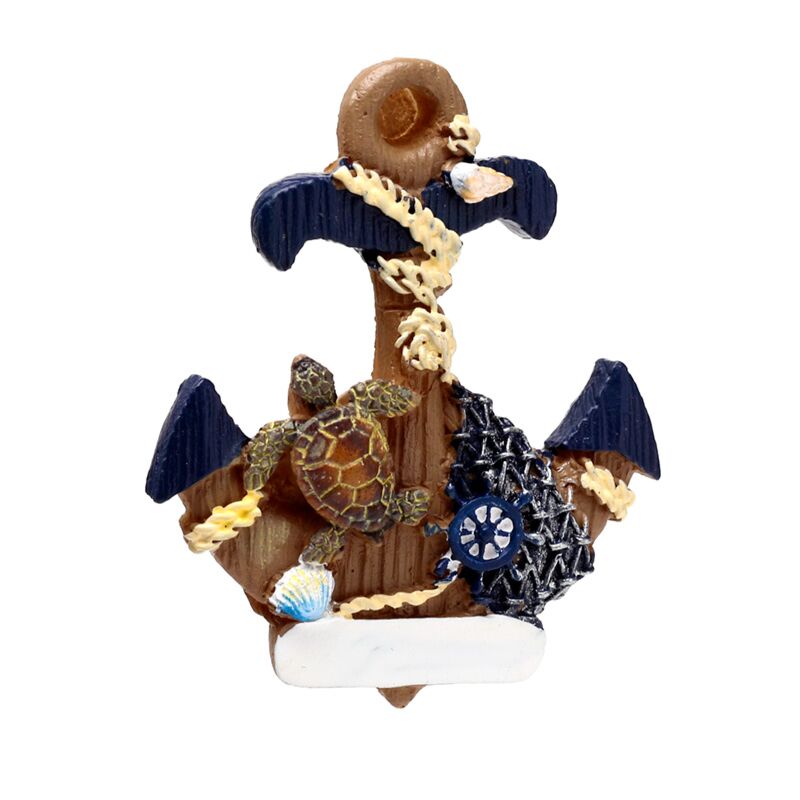 Load image into Gallery viewer, Anker handbeschilderde zee strand souvenir magneet
