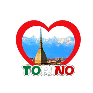 Torino mole 3d zee strand souvenir magneet