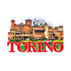 Torino borgo medievale 3d zee strand souvenir magneet
