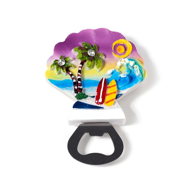 Load image into Gallery viewer, Strand souvenir magneet flesopenerr zeelleven
