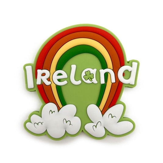 Iers geluk regenboog ierland pvc magneet