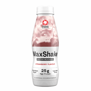 Maxi nutrition maxinutrition maxshake protein milkshake strawberry (12x 330ml)
