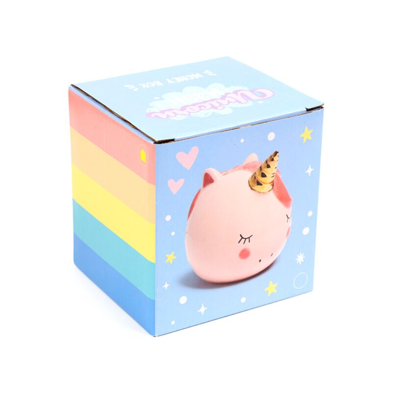 Load image into Gallery viewer, Betoverde regenboog eenhoorn roze spaarpot

