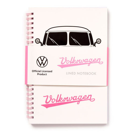 Union volkswagen busje vw t1 summer spiraal gebonden a5 gelinieerd notitieboekje