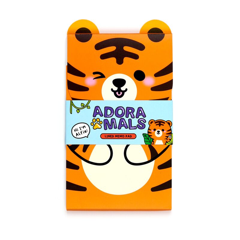 Load image into Gallery viewer, Adoramals tijger flip open memoblok
