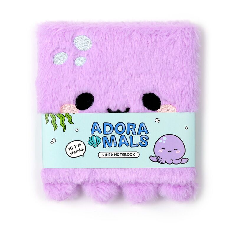 Load image into Gallery viewer, Adoramals octopus fluffig notitieboekje
