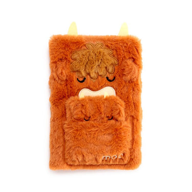 Nino highland coo koe pluche notitieboekje buidel