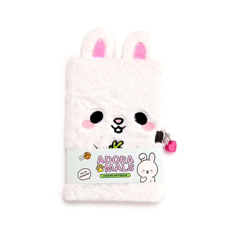 Load image into Gallery viewer, Adoramals frances het konijn afsluitbaar notitieboekje hangslot
