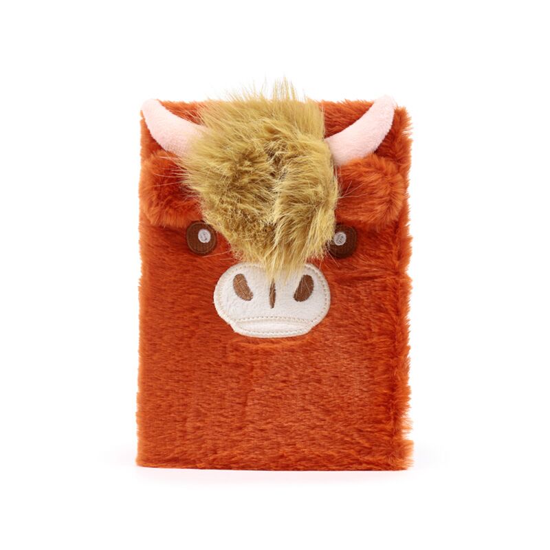 Load image into Gallery viewer, Higland coo fluffig koe notitieboekje a5
