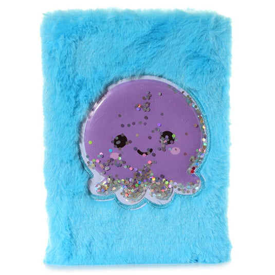 Adoramals octopus fluffig notitieboekje a5