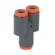 Metal work insteekkoppeling y 6mm r23 | 10 stuks