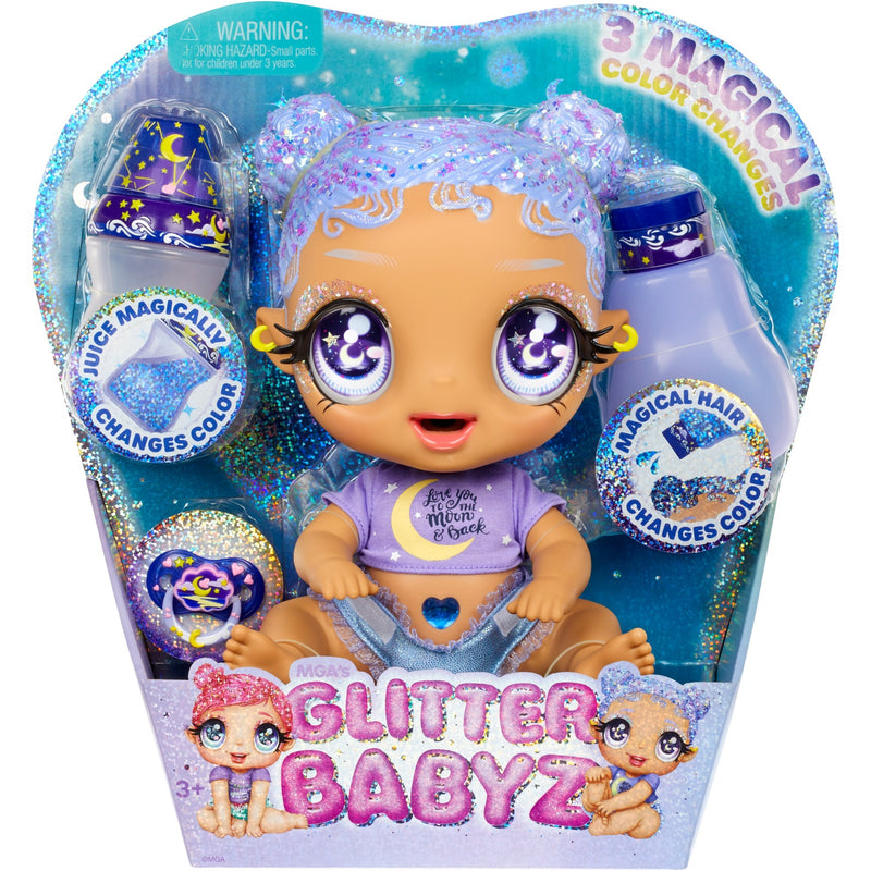 Load image into Gallery viewer, MGA Entertainment Glitter Babyz pop serie 2 Selena Stargazer
