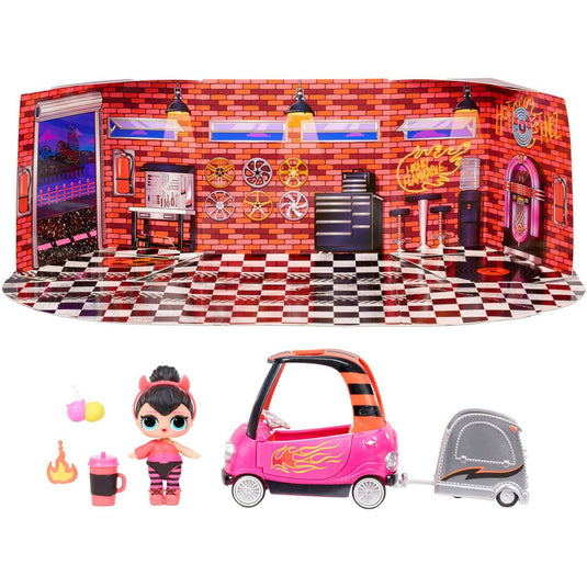 MGA Entertainment Surprise! Furniture with Doll BB Auto Sho