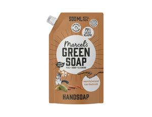 Marcel's green soap handzeep sandelhout kardemom 500ml navulzak
